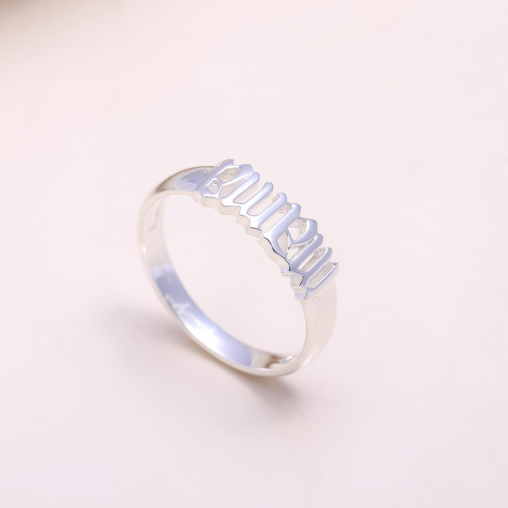 The Angelic Script: Old English Font Word Ring