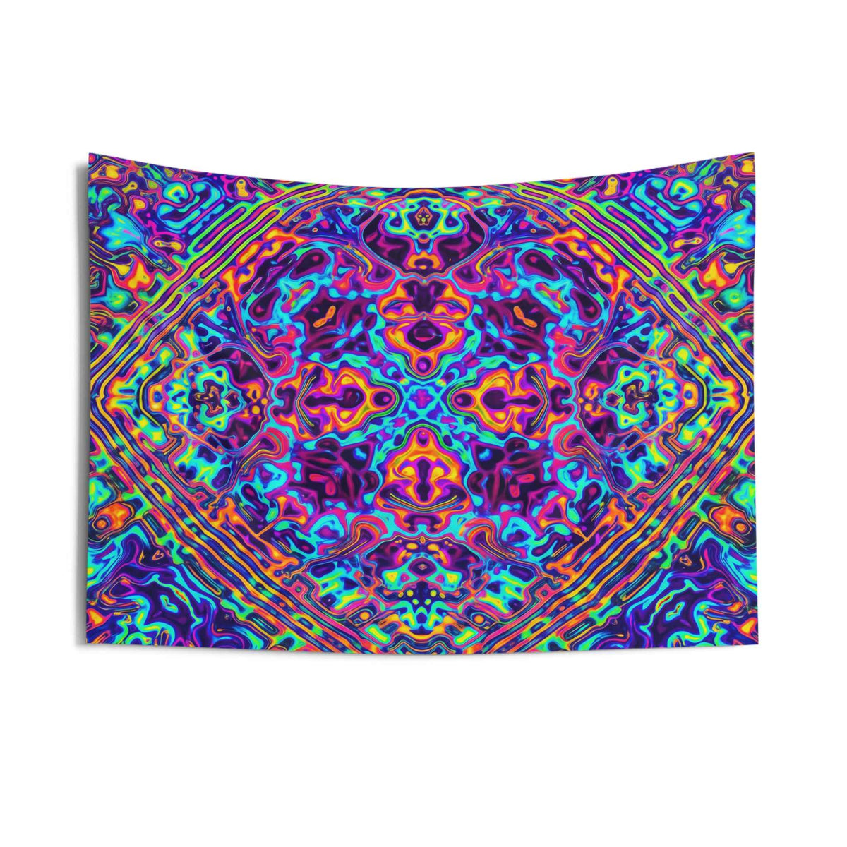 Psychedelic Kaleidoscope Wall Tapestry