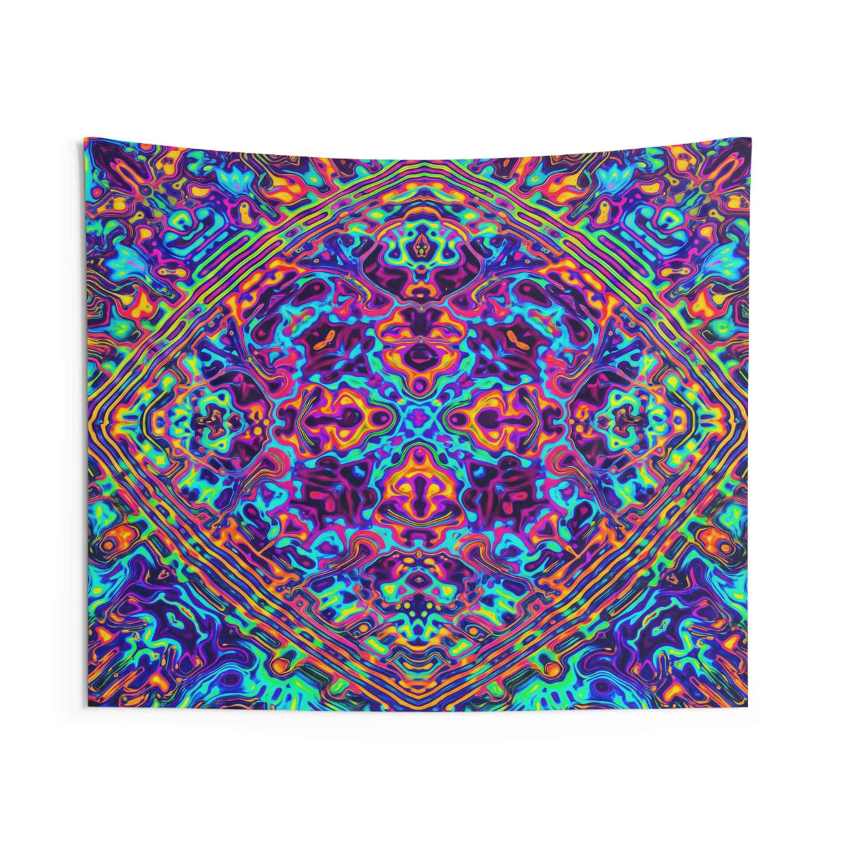 Psychedelic Kaleidoscope Wall Tapestry