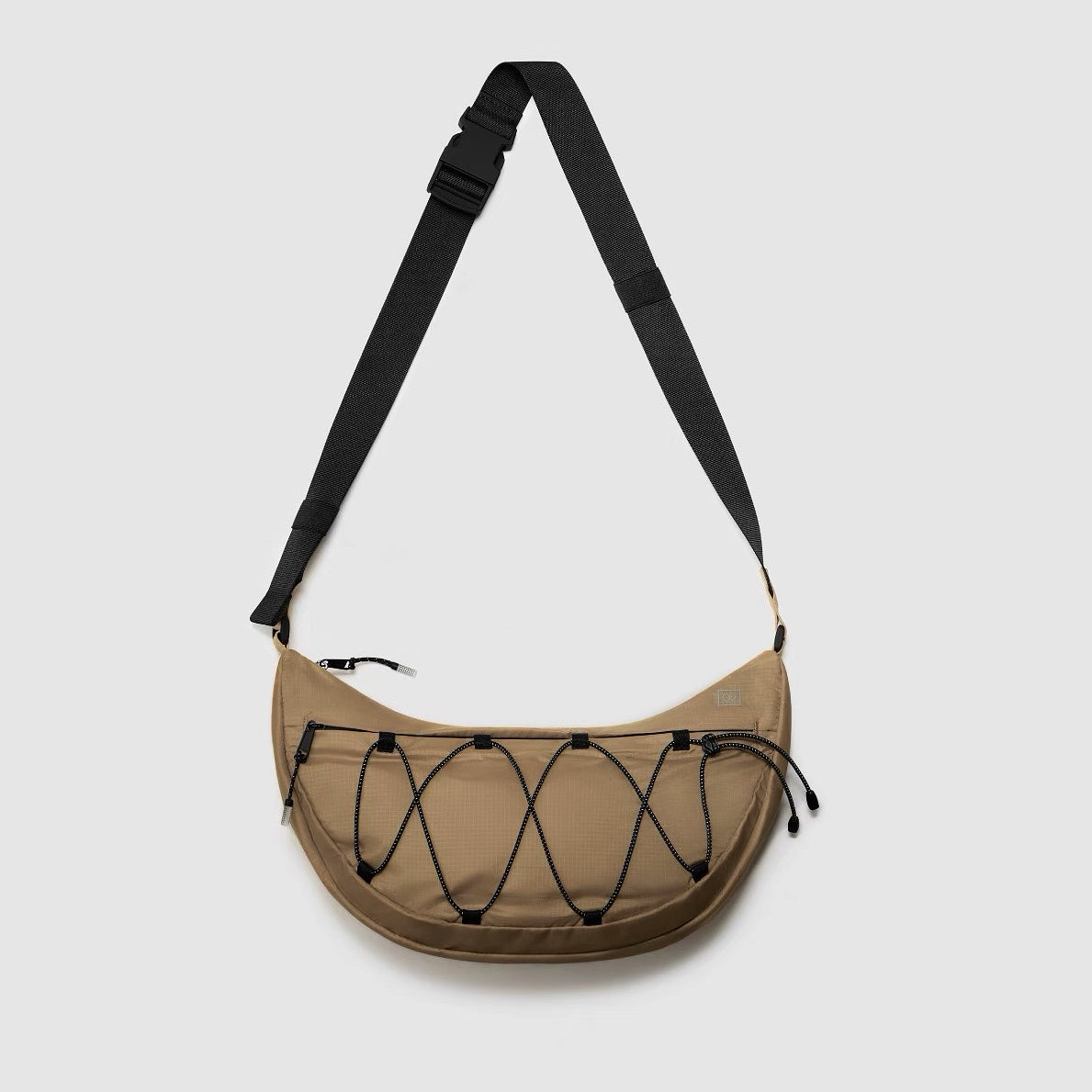 Airy Nylon Crescent Sling Bag